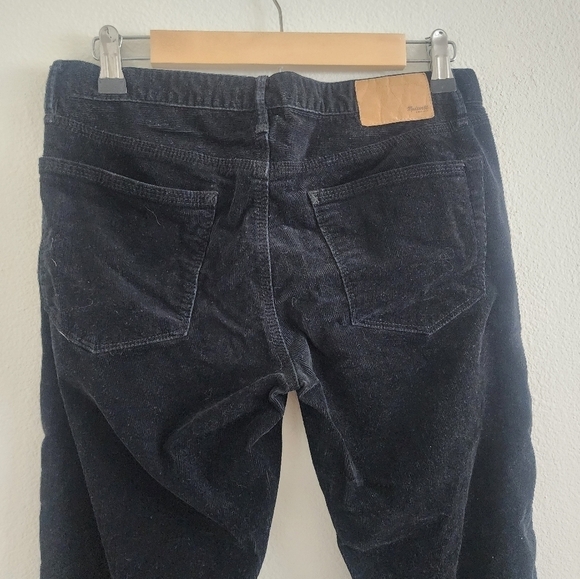 Madewell Black Velvet Skinny Low Pants size 27 - Picture 3 of 5